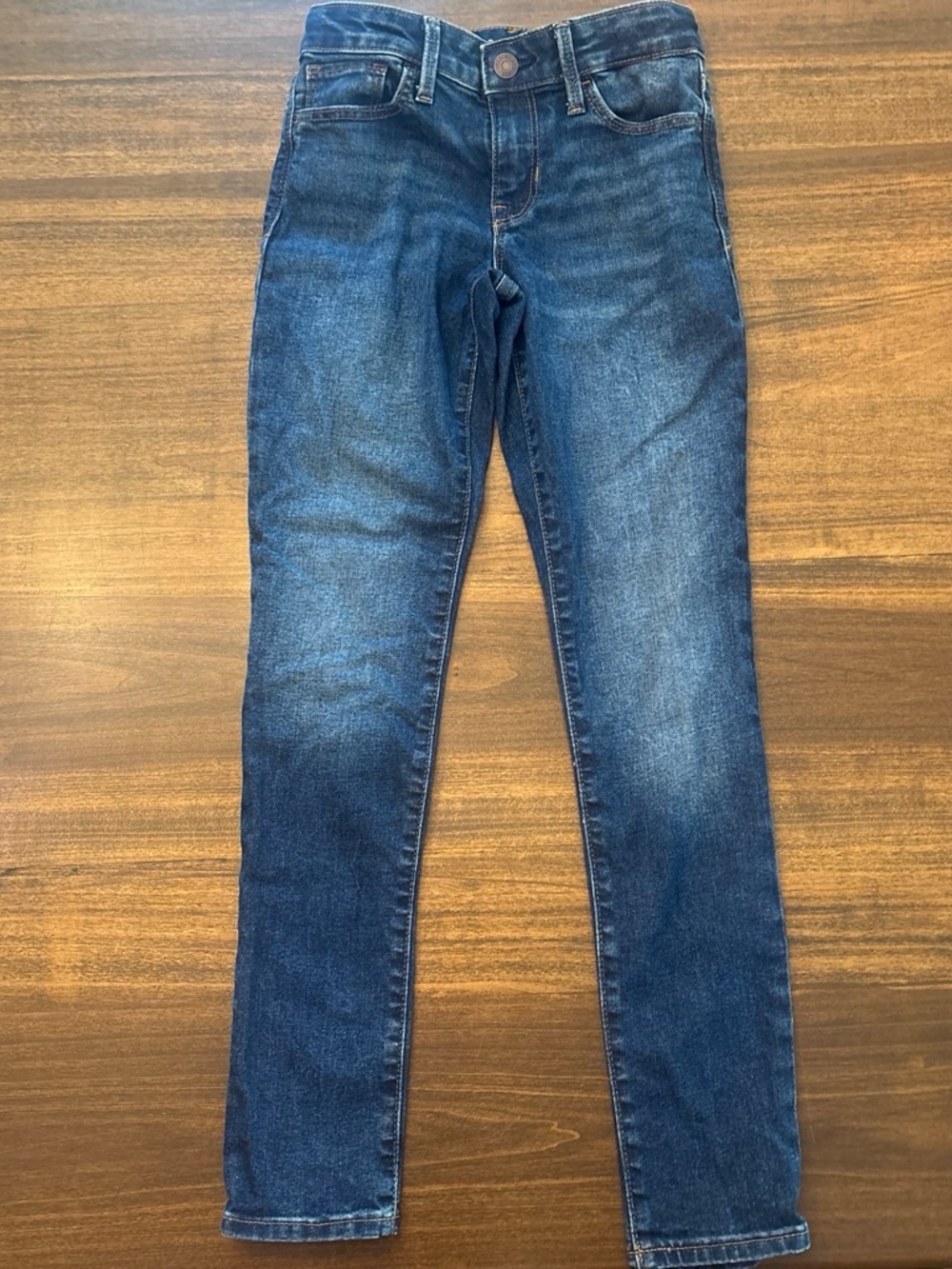 GAP Kids girls 10 slim dark Blue super skinny jeans